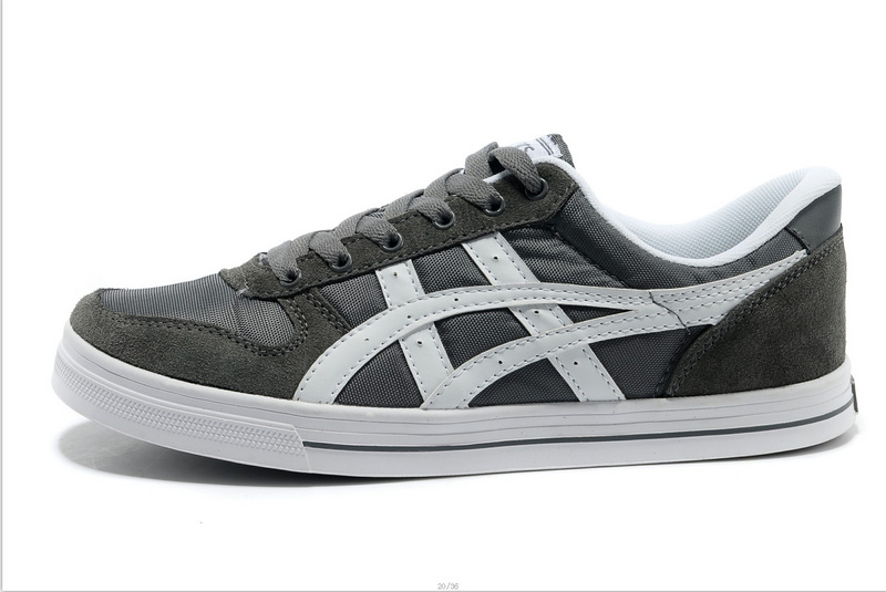 Chaussure Asics Aaron Gris Homme Pas Cher